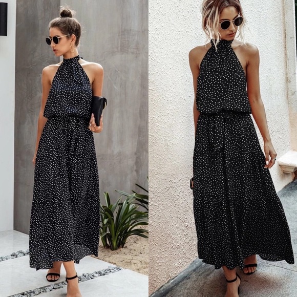 Halter Maxi Dress - Picture 3 of 4